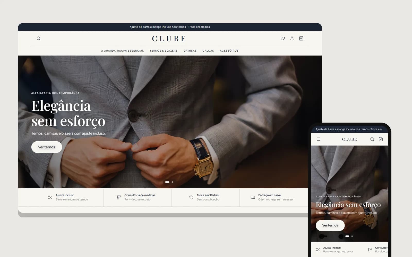 Prévia do template Clube